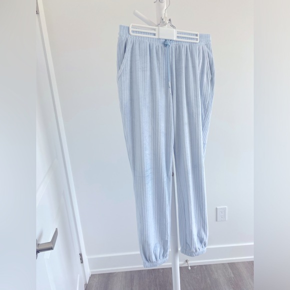 La Vie En Rose Velour Ribbed Lounge Joggers - Picture 2 of 4